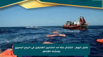 عاجل اليوم.. انتشال جثة أحد الشابين الغارقين في الرياح البحيري بمنشأة القناطر